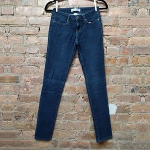 Dark Blue Stretchy Skinny Jeans